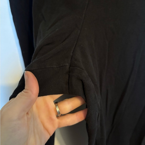 Spalding black simple leggings size 2x, minor wash wear - Picture 4 of 4